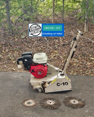 Edco C10-8H Concrete Crack Cleaner Grinder Surface Tool Honda