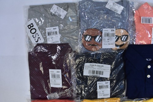 The Children's Place Bulk Lot Of 18 Boys Size Small 5/6 Mixed Season Tops Shirts - Picture 2 of 7