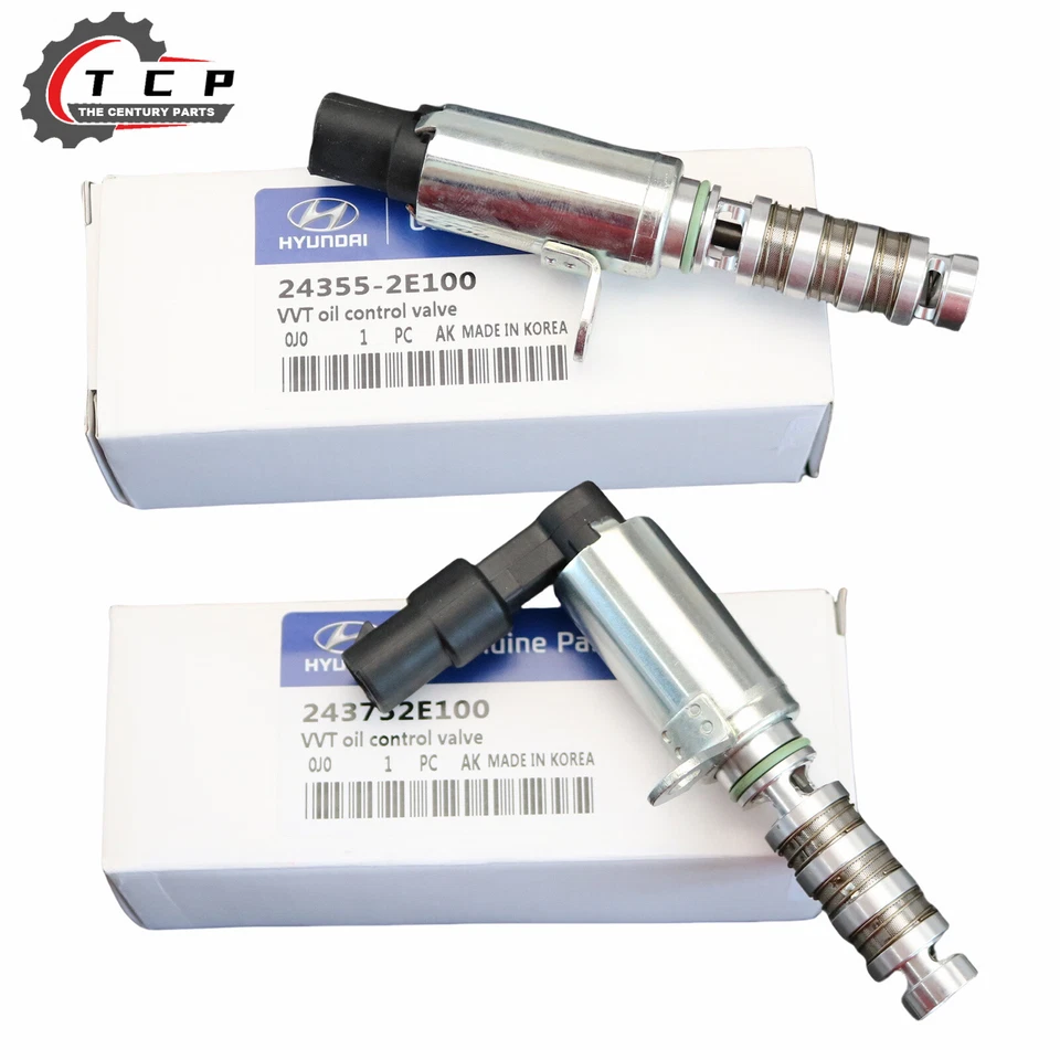 NEW OEM 24355-2E100 24375-2E100 VVT Solenoid Oil Control Valve x for Hyundai Kia - Image 2 of 4