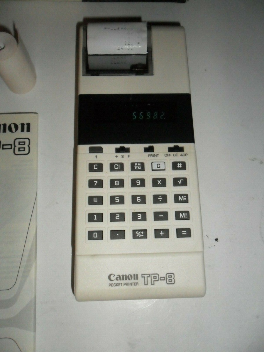 プリンター・複合機 Canon TP-8 Pocket printer Canon TP-8 Pocket Printer Vintage Japan Very Clean | eBay