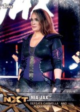 2017 Topps WWE Women's Division #NXT-16 Nia Jax Defeats Carmella and Alexa Bliss