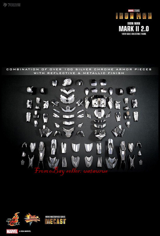 Perfect Hot Toys 1/6 Mms733d59 Iron Man Mark 2 (2.0) In Stock New