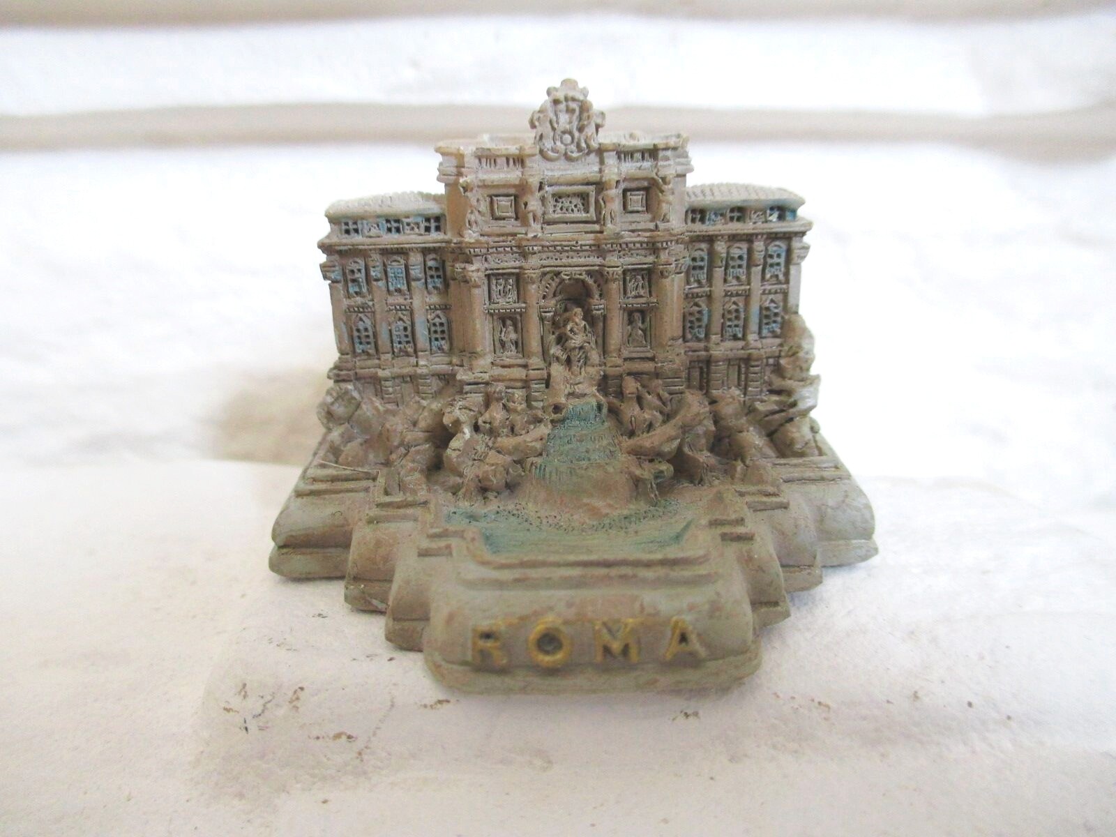Rome Trevi Fountain 4.5cm Poly Model Souvenir Italy New Roma