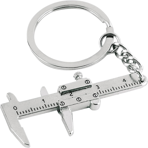 Keepdrum Portachiavi A Forma Di Plettro In Acciaio Inox, Regalo Per Chitarristi E Bassisti, Argento Lucido - 3