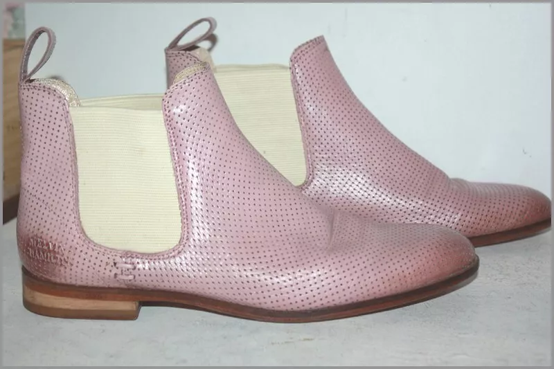 Melvin Hamilton Boots all Leather Pink Parma T 37 Very Good