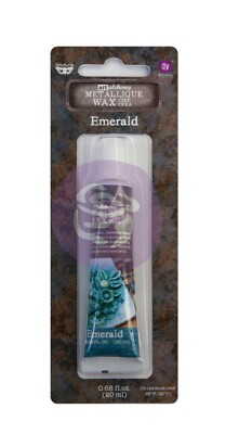EMERALD Green Metallic Antiquing Wax Paste Art Alchemy Prima 20ml Tube