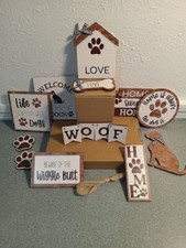 16 pc. Dog Themed Tiered Tray Decor Cute Puppy Woof