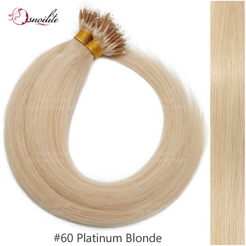 200S THICK Nano Ring 100% Remy Human Hair Extensions Microtube Loop Beads Ombre - Picture 23 of 28
