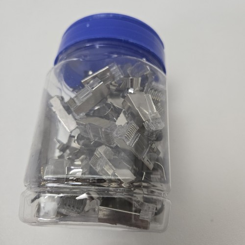 Connettore Passante Cat7 Cat6A RJ45 50 pz | Spine Modulari RJ45 Schermate - Foto 6 di 6