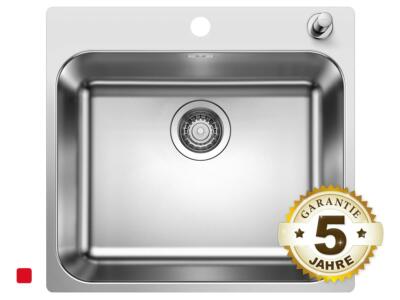 Blanco Supra 500-IF/A R12 Bürstfinish - 526355 Edelstahlspüle flächenbündig