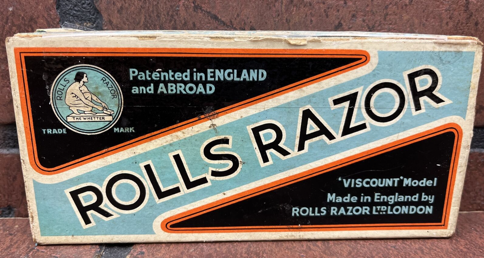 VINTAGE ROLLS RAZOR HOLLOW GROUND VISCOUNT MODEL MADE IN ENGLAND | eBay