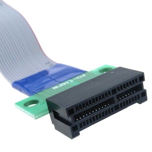 PCIe X1 Extension Cable Riser Card Flex Ribbon PCI Express 18pin 20cm Wire Lane - 第 5/6 張圖片