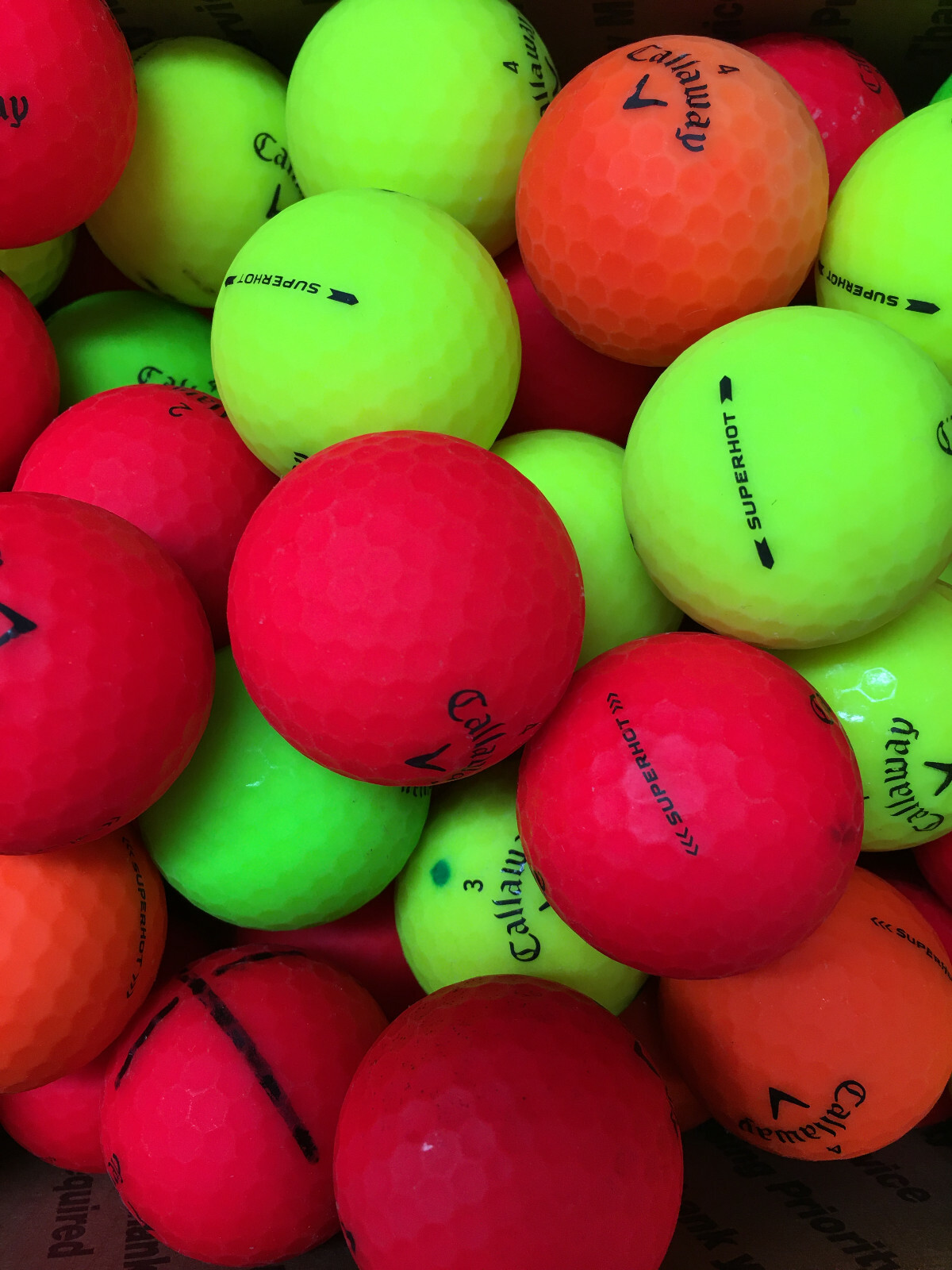 15 Callaway Superhot Colored AAA Used Golf Balls EBay