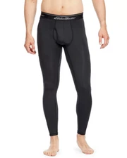 Eddie Bauer Men's Black Midweight Base Layer Tights Pants Size XL Retail $60