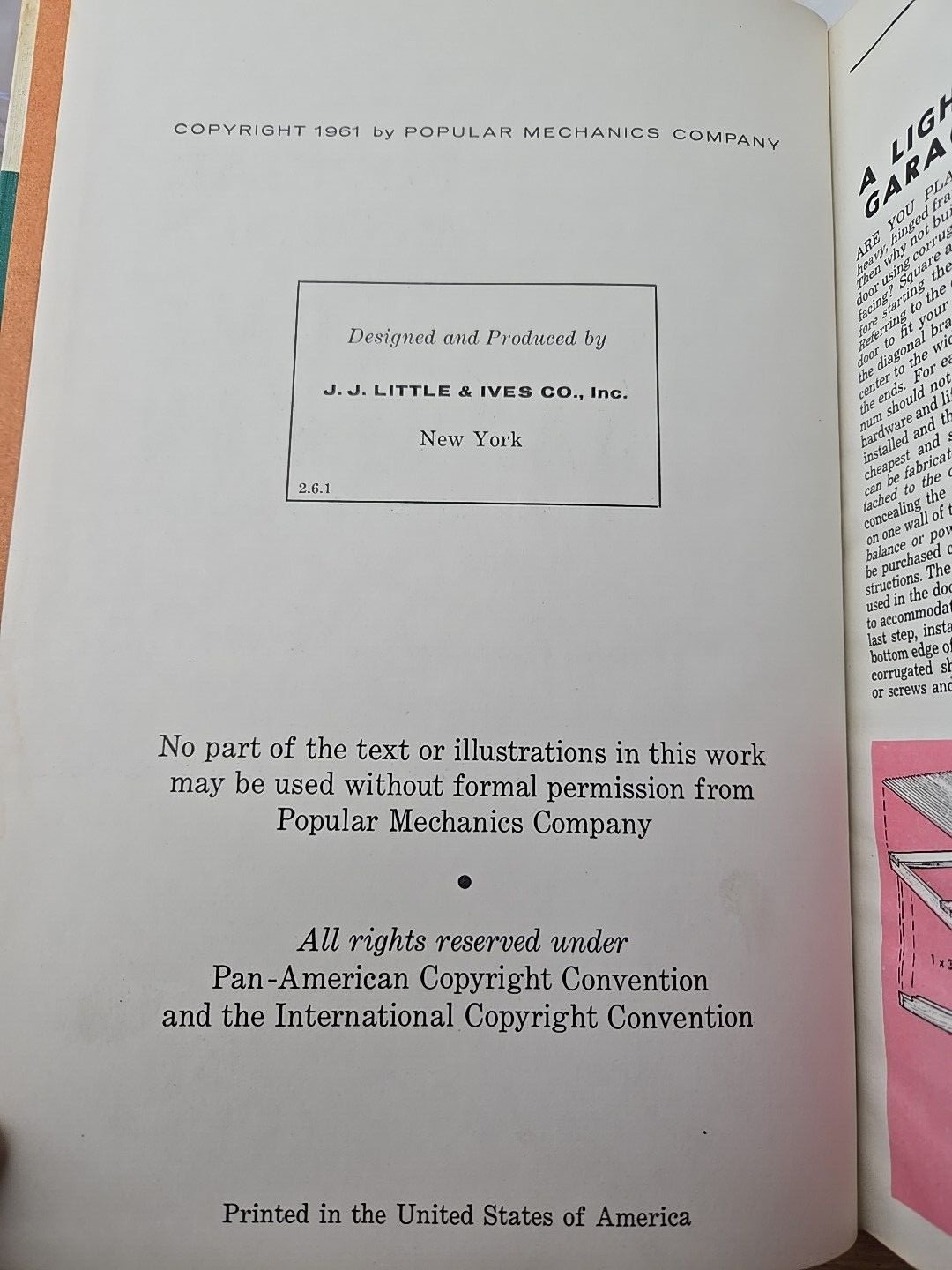 The Popular Mechanics Illustrated Home Handyman (1961) Vintage Hardcover Guide