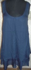 Swing Dress Mini Navy with Triple Layer ASOS Misses size 4 New