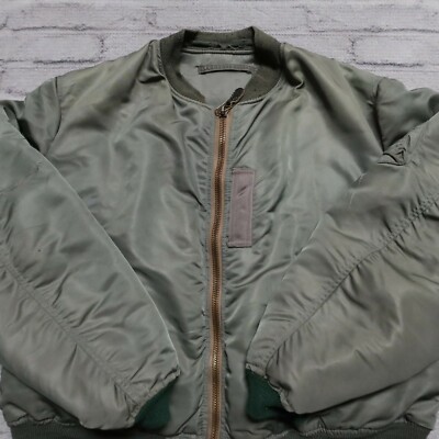 Vintage WW2 USAF MA-1 Bomber Flight Jacket Size XL L USAAF Vintage WW2 USAF MA-1 Bomber Flight Jacket Size XL L USAAF