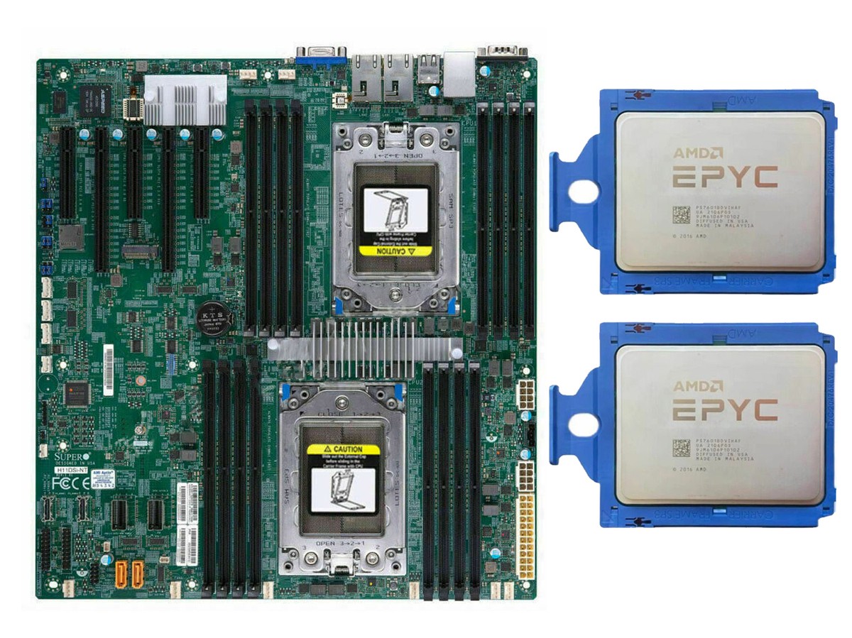 Supermicro H11DSI-NT AMD EPYC 7601x2 server motherboard