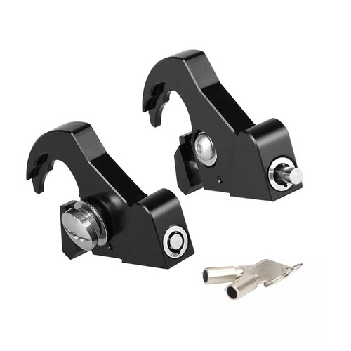 Locking Detachable Latch Kit For Fit Harley Touring 84-23 Sissy Bar Luggage Rack - Picture 7 of 10