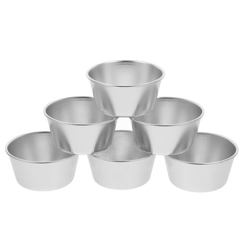 6 Pcs Non-stick Coating Pudding Cup Cupcake Baking Cups Nonstick Bakeware - Picture 2 of 12