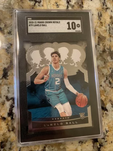 2020-21 Panini Crown Royale LaMelo Ball #79 RC SGC 10 🔥🔥 Mint Condition!