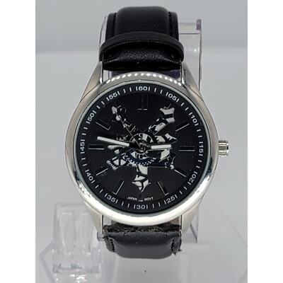 Zoo York Mens 53685 Japan Movement Silver Black Analog