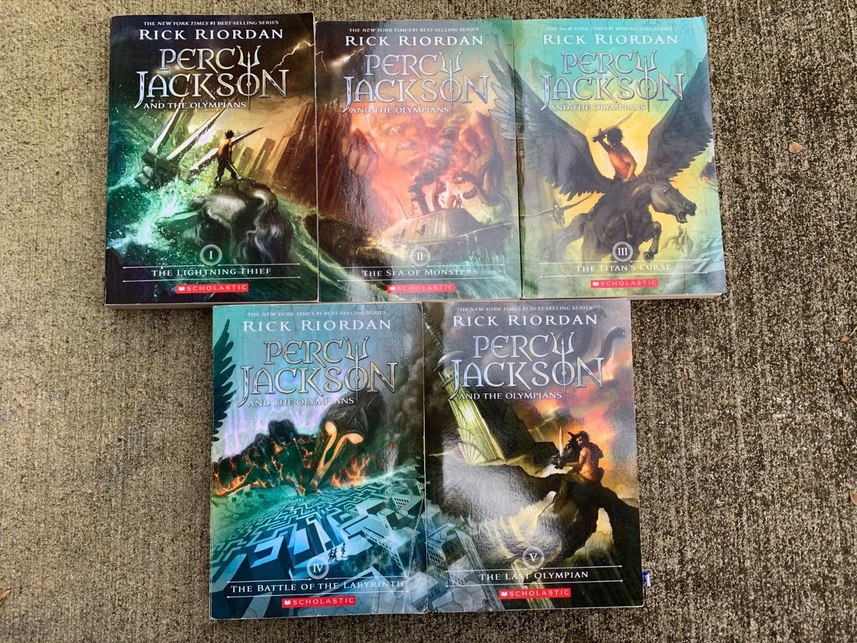 Percy Jackson and the Olympians Series Set 1-5 Rick Riordan