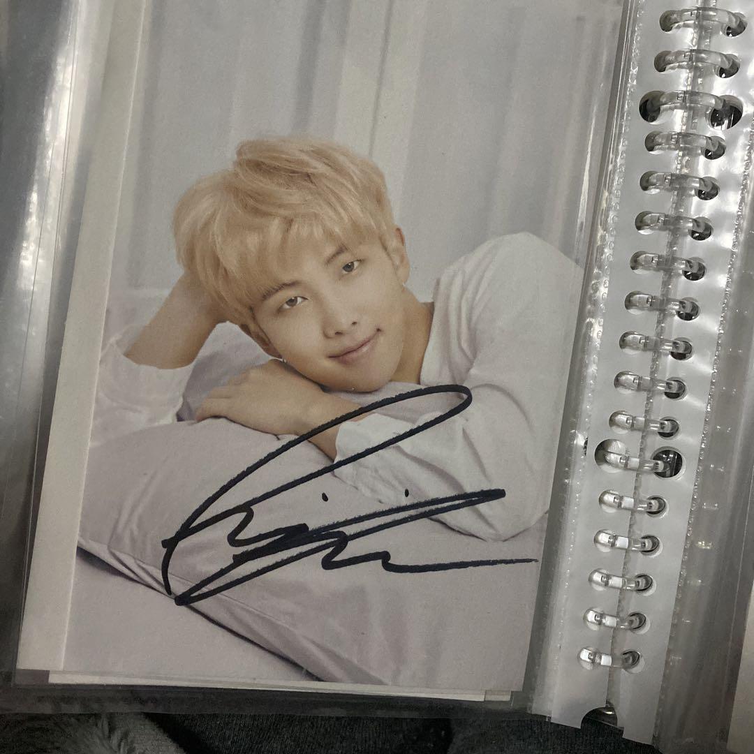 Bts Bangtan Rm Namjoon Autograph Set | eBay
