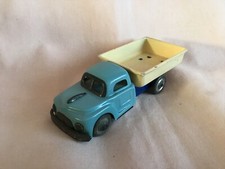 VINTAGE RARE 1960,s TINPATE PICKUP TRUCK FRICTION DRIVE MADE IN THE USA,GOOD CON