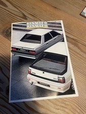 Renault 9 & 11 1988-89 UK Market Sales Brochure TC GTL GTX GTD Auto TXE Turbo