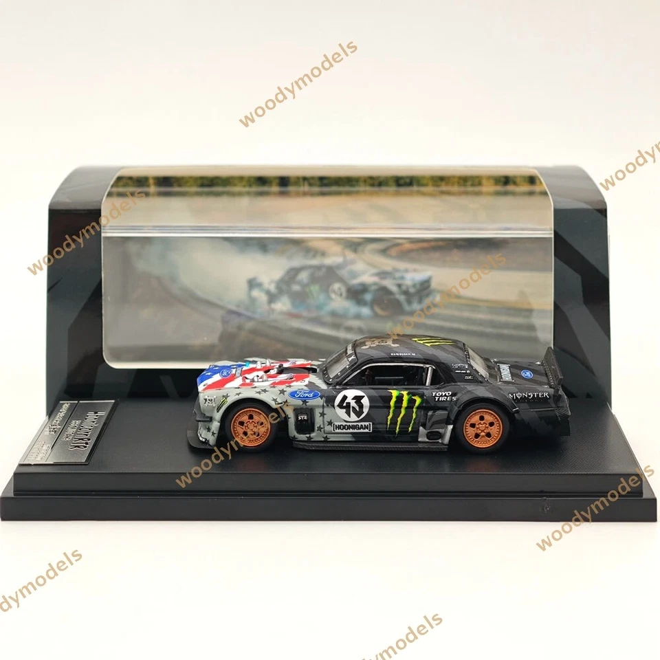 1/64 Street Weapon Ford Mustang 1965 Ken Block's Hoonicorn RTR V2 modelos diecast Foto 2 de 4