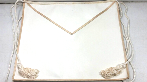 Masonic Apron Lambskin Unused Lodge 265 Louisiana Unused - Picture 2 of 3