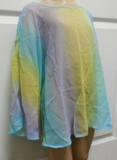 Wolff Fording Watercolor Drape with sleeves Child sz 4C Dance Lyrical