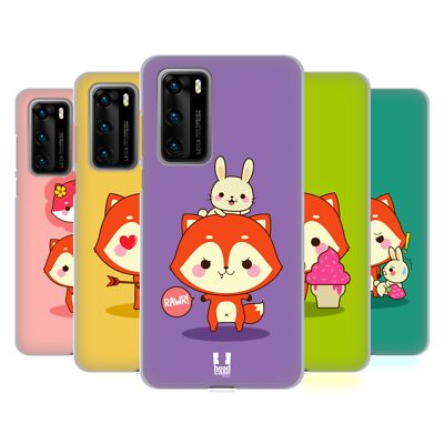 HEAD CASE DESIGNS KAWAII FOX FLYNN SOFT GEL CASE FOR HUAWEI PHONES 4