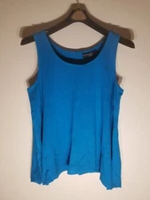 Attitudes by Renee Women's Tank Top Size XL New With Tags Butterfly Blue