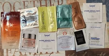 Lot of 11 Beauty Skin Care Samples  Kerastase, smashbox, Algenist, Korres, +