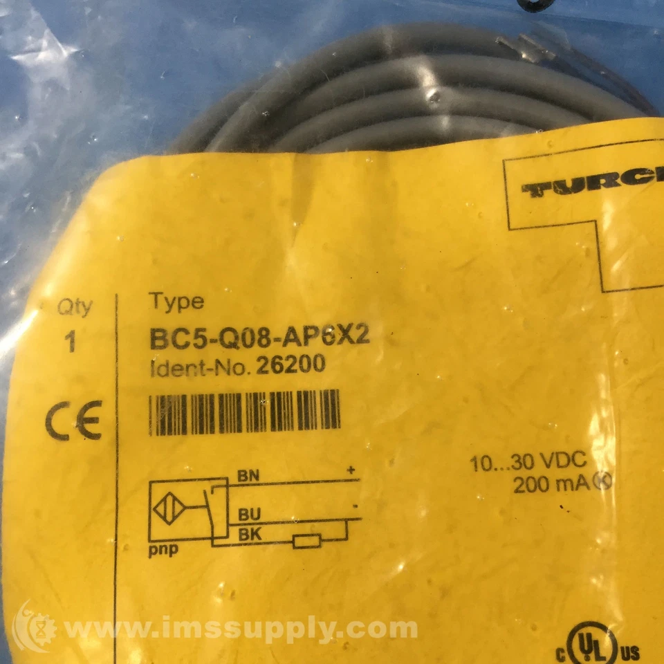 1PCS NEW Turck BC5-Q08-AP6X2 Capacitive Sensor, 5 mm Read Distance FNFP - Image 3 of 3