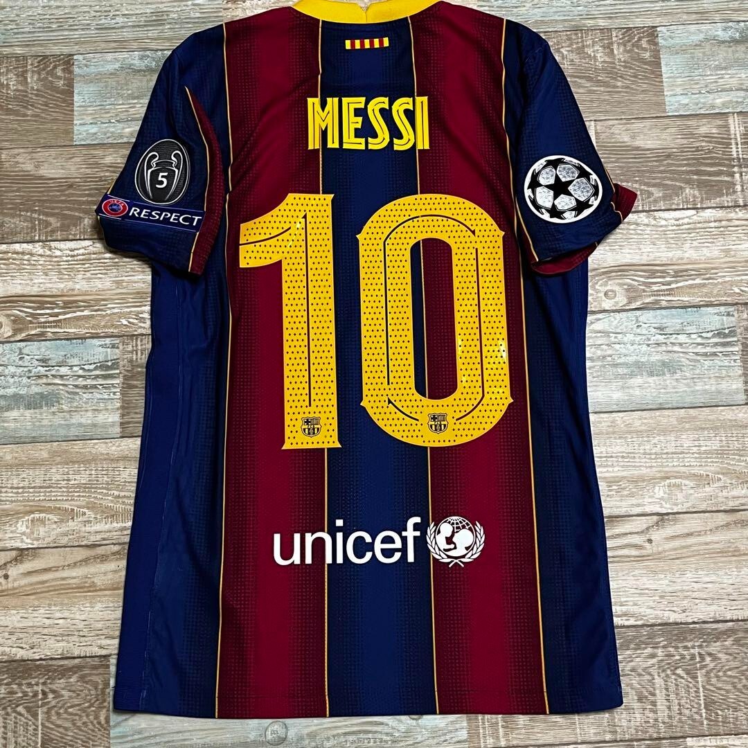 FC Barcelona メッシ 10 シャツ NWT Lionel Messi #10 2020-21 Barcelona Player Version