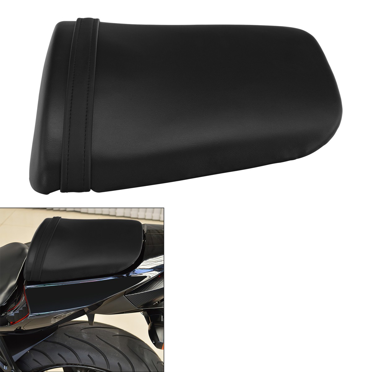 Black Rear Passenger Seat Fit For Honda CBR600RR CBR 600RR 03-06