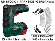 Parkside Cordless Nailer \u0026 Stapler Pat 