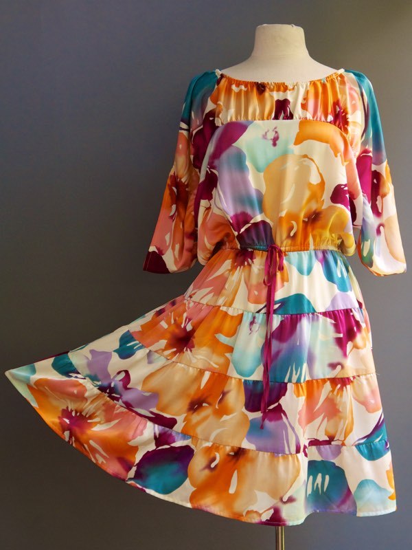 The Ultimate Tropical Dress Watercolor Orchid Floral … Gem