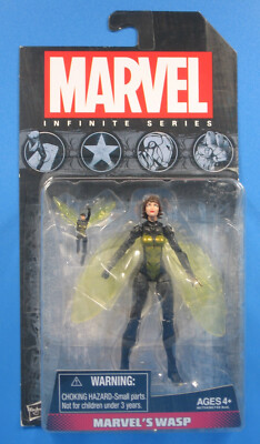 Wasp 4'' Action Figure 2013 Infinite Hasbro MOC Avengers 1/18th Marvel Universe