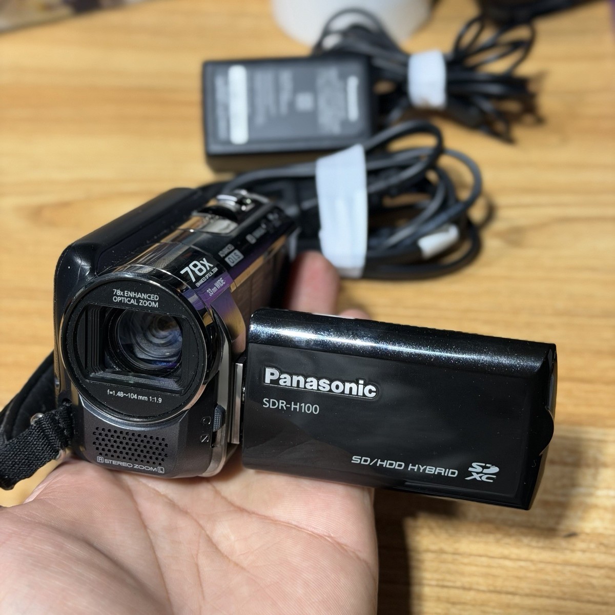 Panasonic SDR-H100 80 GB Camcorder - Black for sale online | eBay