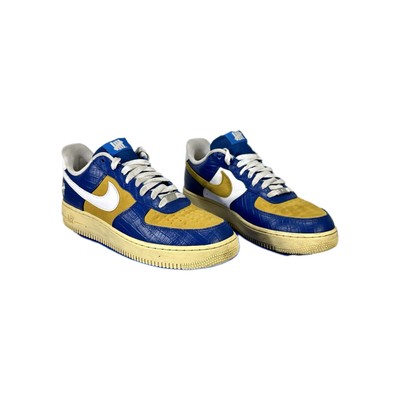 Nike Air Force 1 Low SP Undefeated 5 On It Blue Yellow Croc