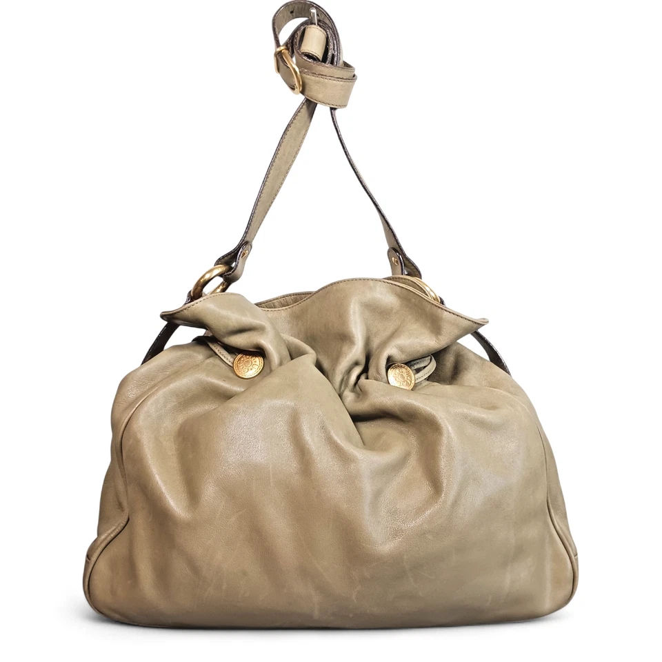 Gucci Shoulder Bag Crossbody Drawstring USED Italy - Image 3 of 4