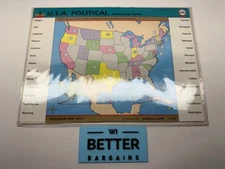 GeoSafari MAP SET 1 Educational Learning System Cards EI-8700 Complete set of 10