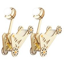 2 Sets Kids Science Experiment Kit Assembly Model DIY Catapult Craft