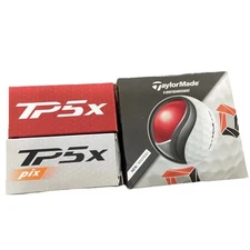 TaylorMade TP5x And TP5x Pix Golf Balls, 2 Balls Each, Collectible Trial Package