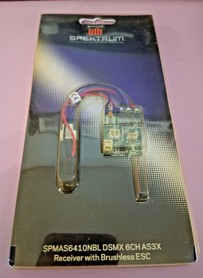 Spektrum AS6410NBL DSMX 6 Channel AS3X RX Receiver & Brushless ESC SPMAS6410NBL