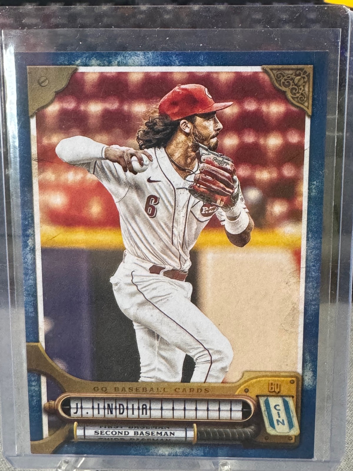 2022 Topps Gypsy Queen #34 Jonathan India Indigo #/250
